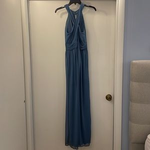 David’sBridal Steal Blue Bridesmaid Dress